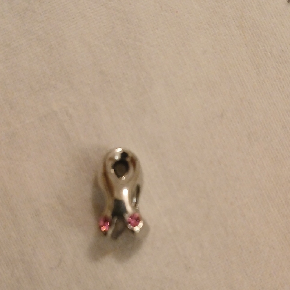 Pink Ribbon and Crystal Charms Set - Picture 6 of 9